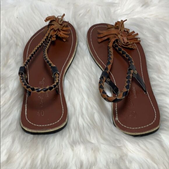 Paul Smith London Leather Thong Sandals Size 40/10 - Picture 3 of 6